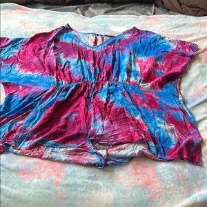 Vibrant Tie-Dye Women's Romper